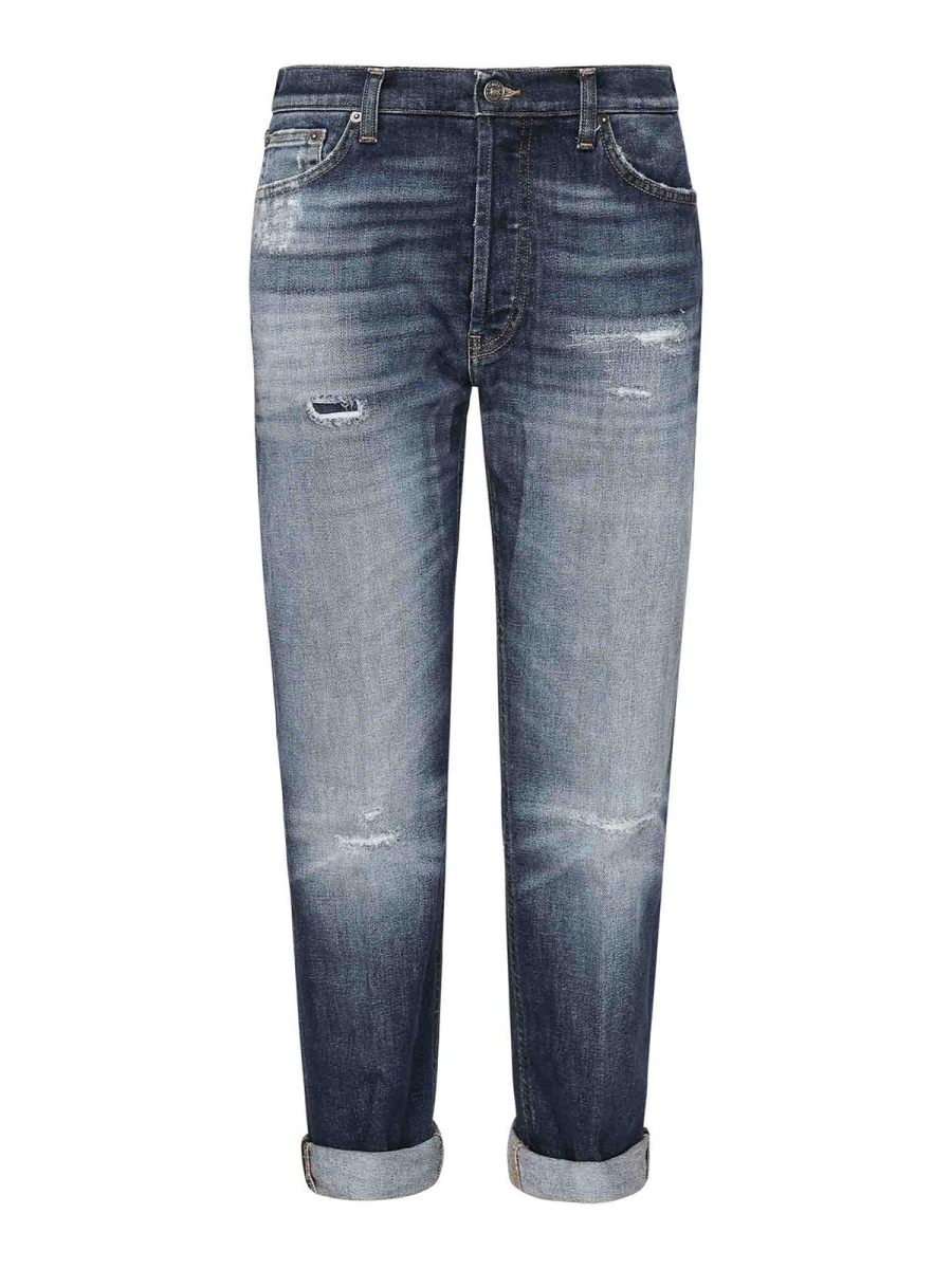 Dondup Jean Bootcut - Bleu
