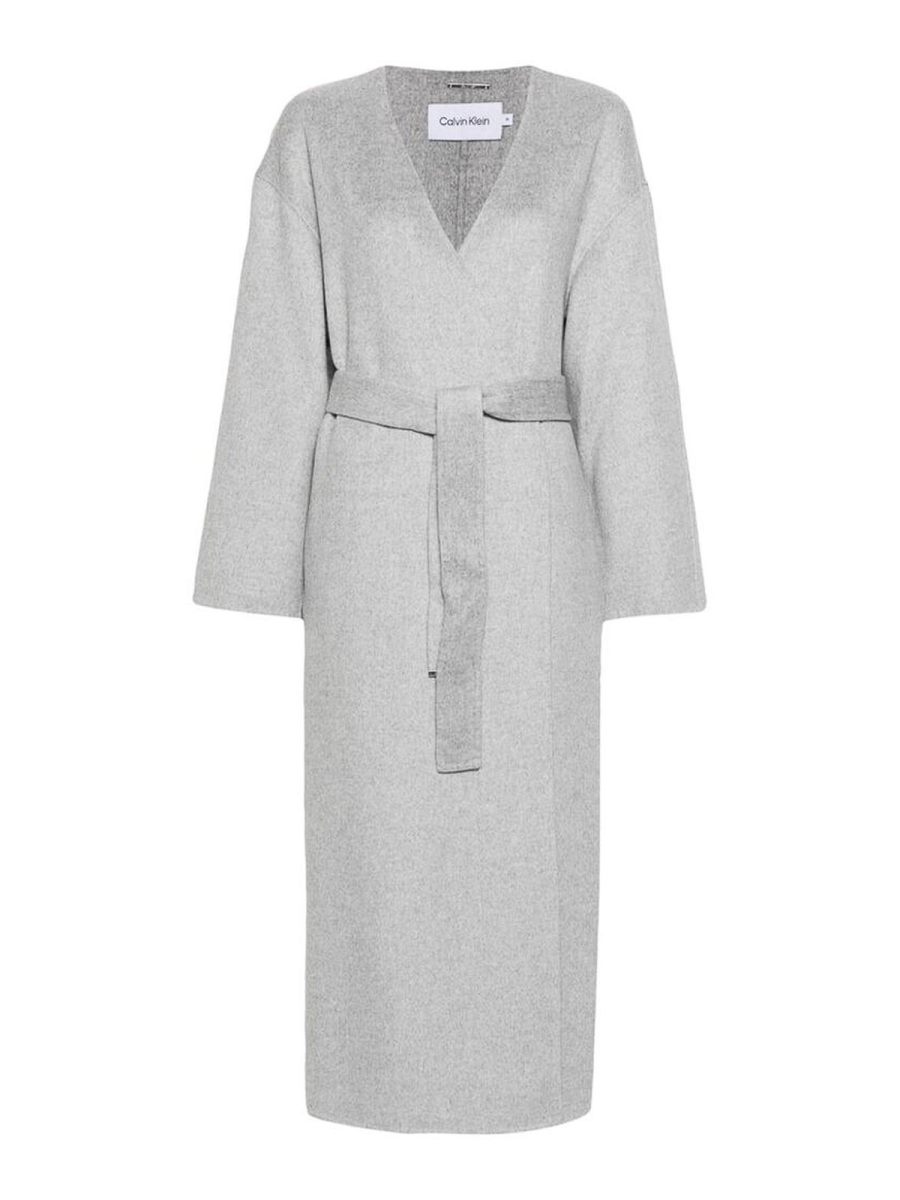 Calvin Klein Manteau Court - Gris