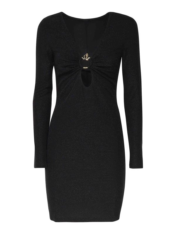 Just Cavalli Robe Au Genou - Noir