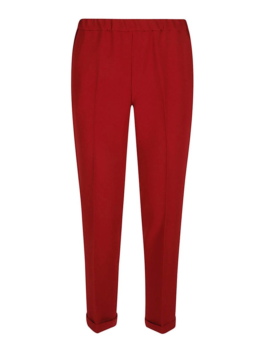 Alberto Biani Pantalons Décontractés - Rouge