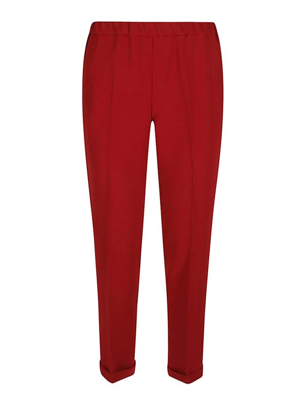 Alberto Biani Pantalons Décontractés - Rouge