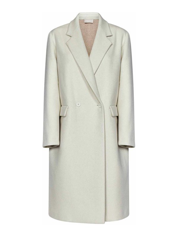 Drumohr Manteau Court - Blanc