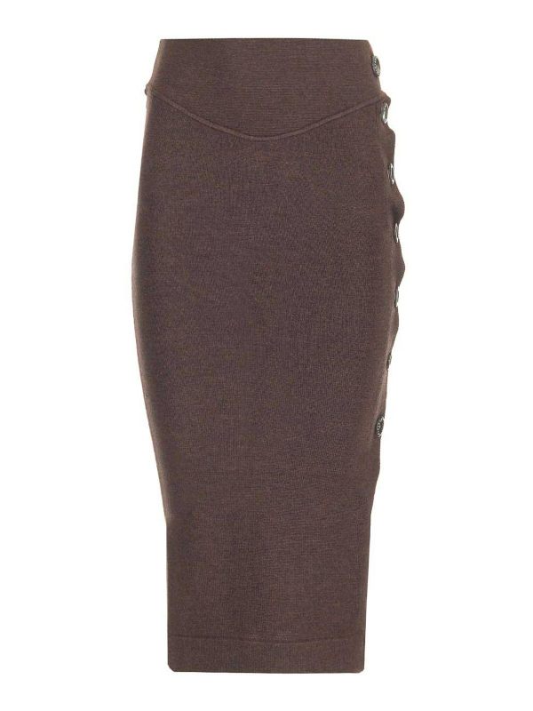 Vivienne Westwood Jupe Midi - Marron