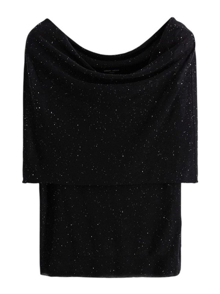 Roberto Collina Top - Noir
