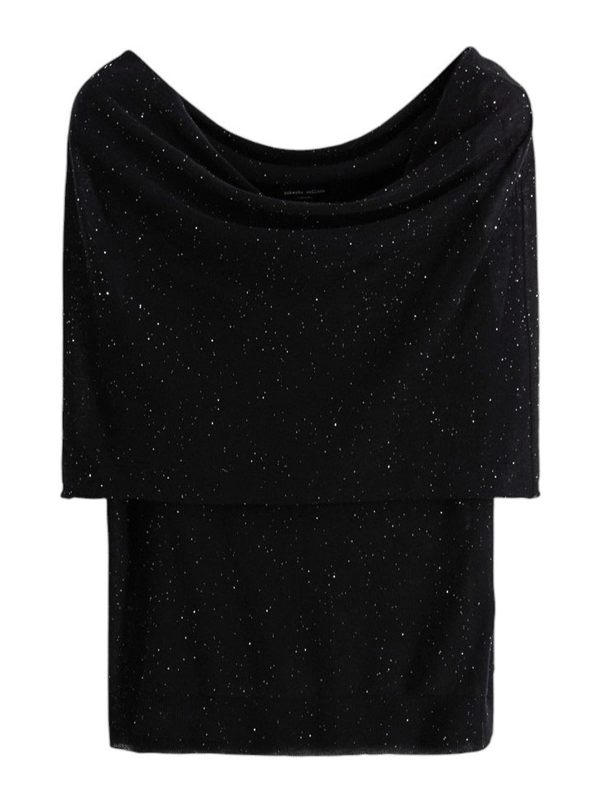 Roberto Collina Top - Noir
