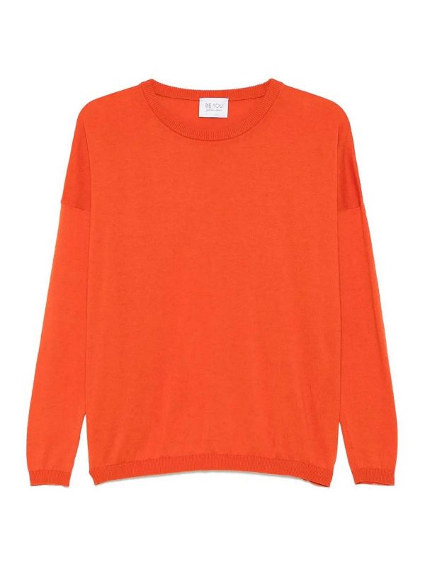 Be You Pull Col Rond - Orange