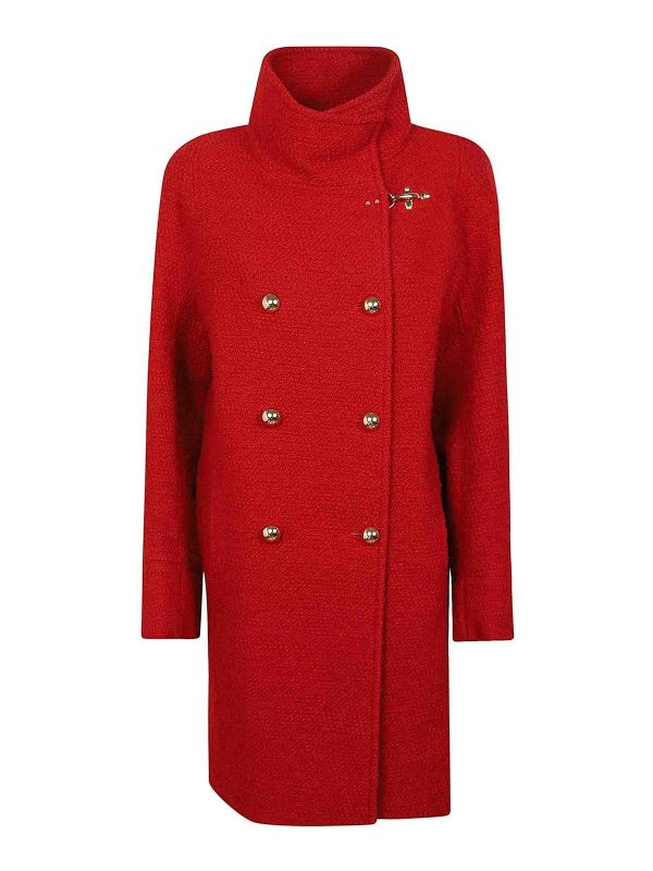Fay Manteau Court - Rouge