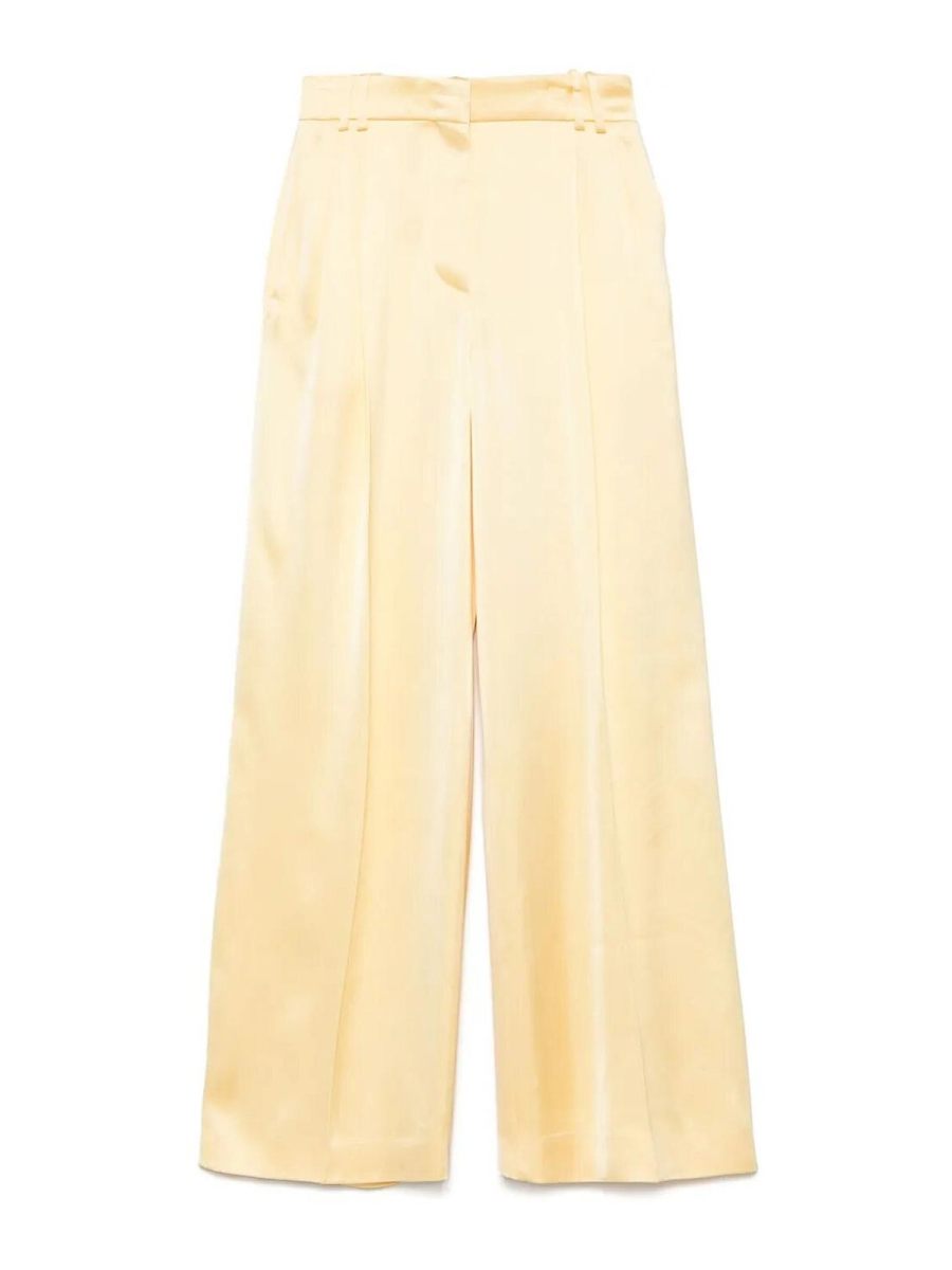 Another Tomorrow Pantalons Décontractés - Beige