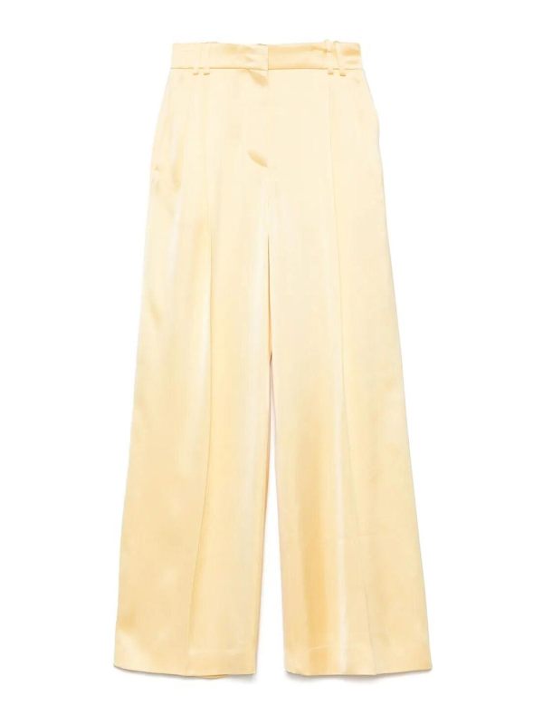 Another Tomorrow Pantalons Décontractés - Beige