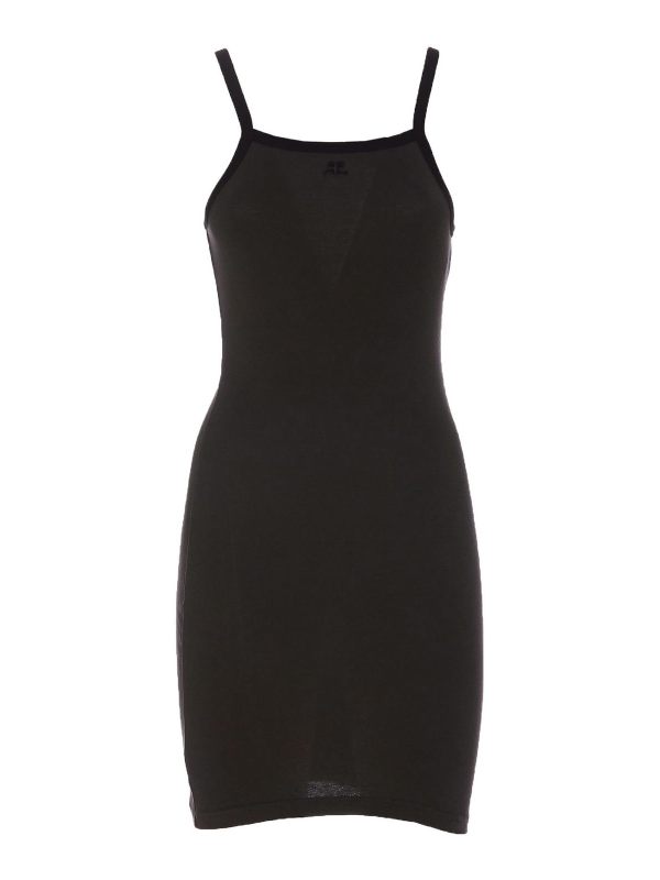 Courreges Robe Courte - Noir