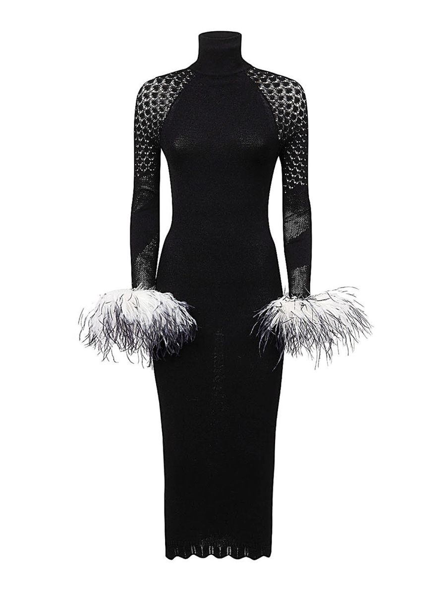 Verguenza Robe De Cocktail - Noir