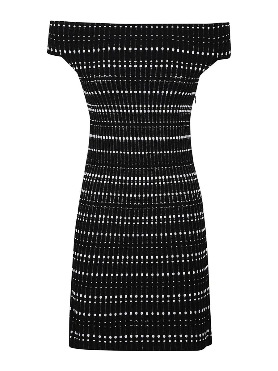 Alexander Mcqueen Robe Courte - Noir