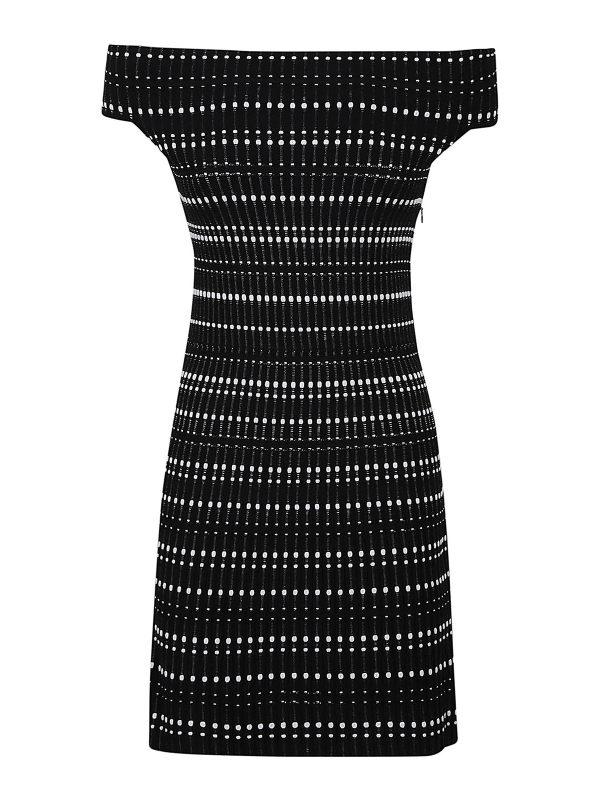 Alexander Mcqueen Robe Courte - Noir