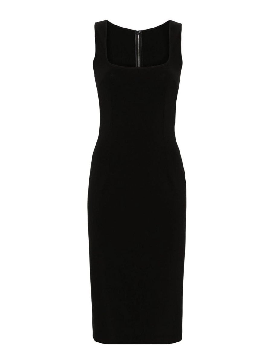Dolce & Gabbana Robe Au Genou - Noir
