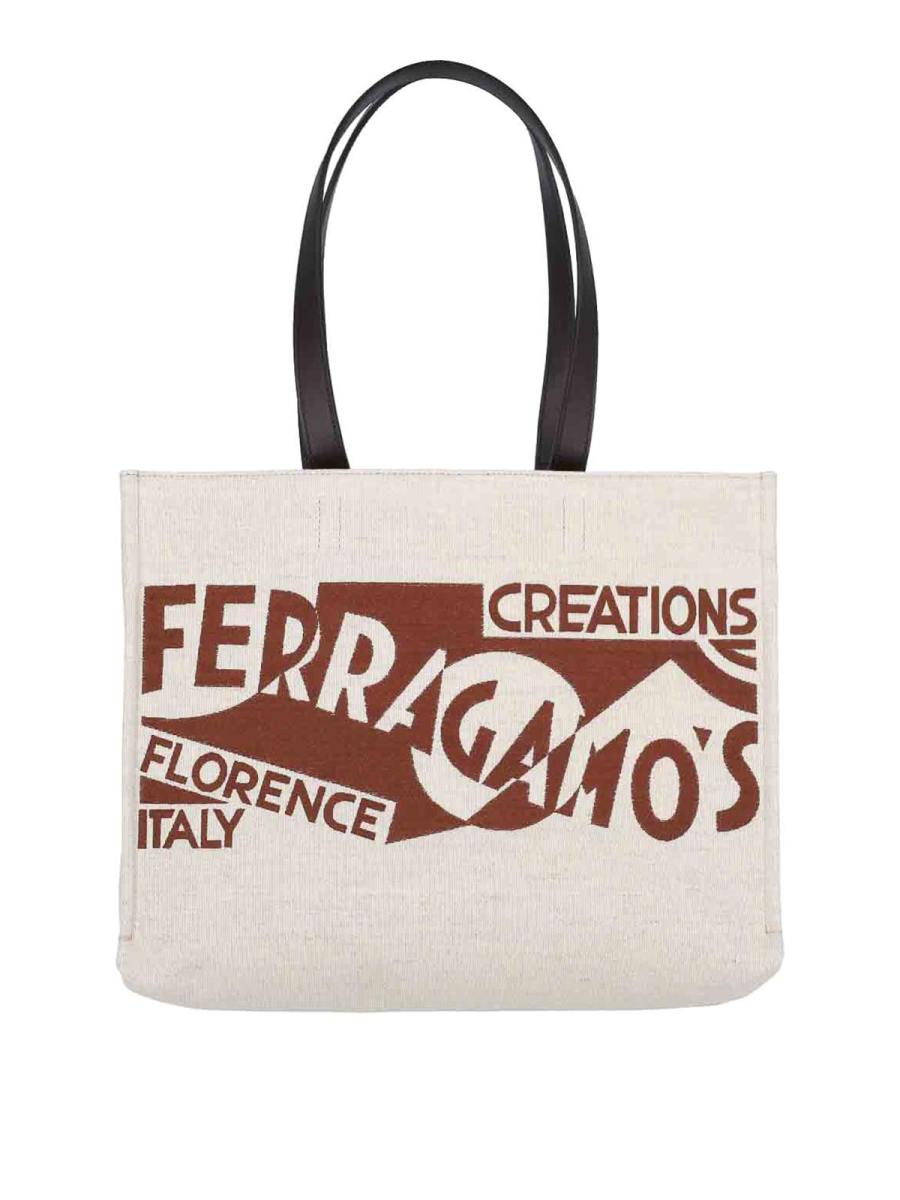 Ferragamo Sac Cabas - Beig