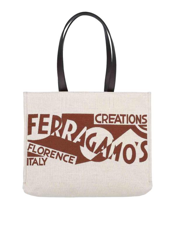 Ferragamo Sac Cabas - Beig