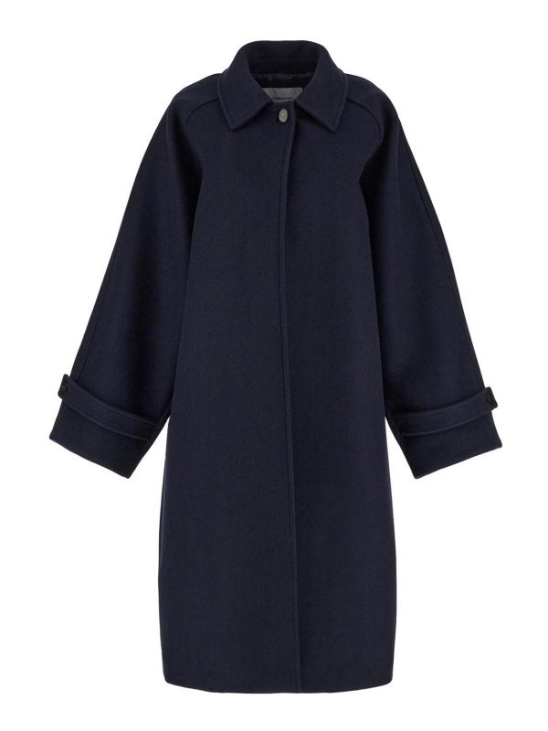 Ferragamo Manteau Court - Bleu