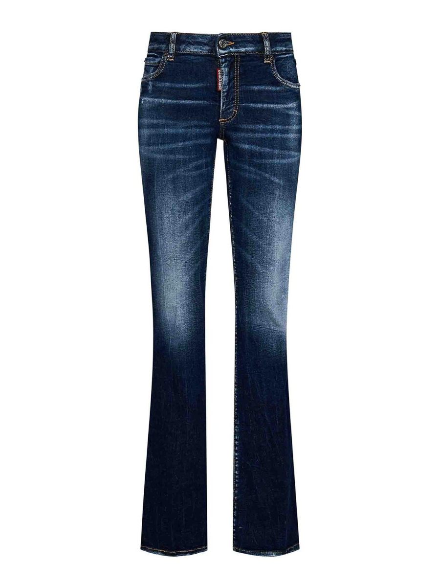 Dsquared2 Jean Bootcut - Bleu