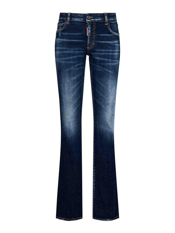 Dsquared2 Jean Bootcut - Bleu