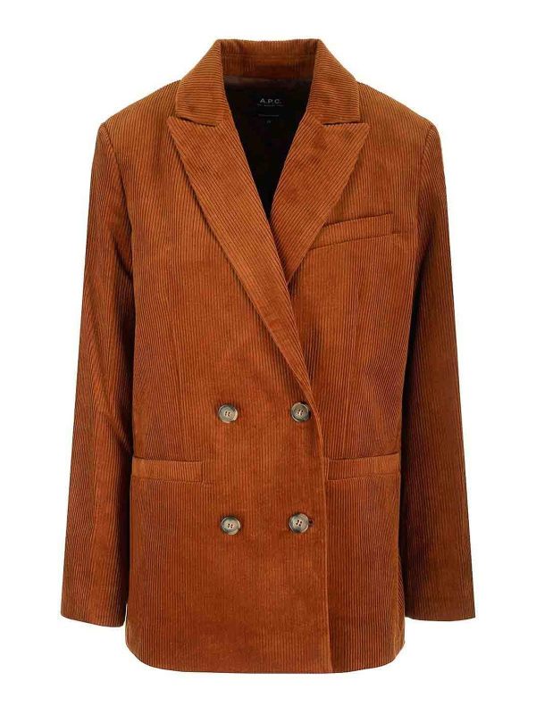 A. P.C. Veste Casual - Marron