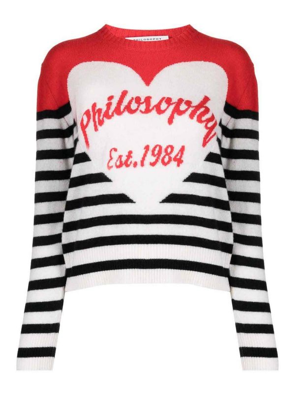 Philosophy di Lorenzo Serafini Pull Col Rond - Multicolore