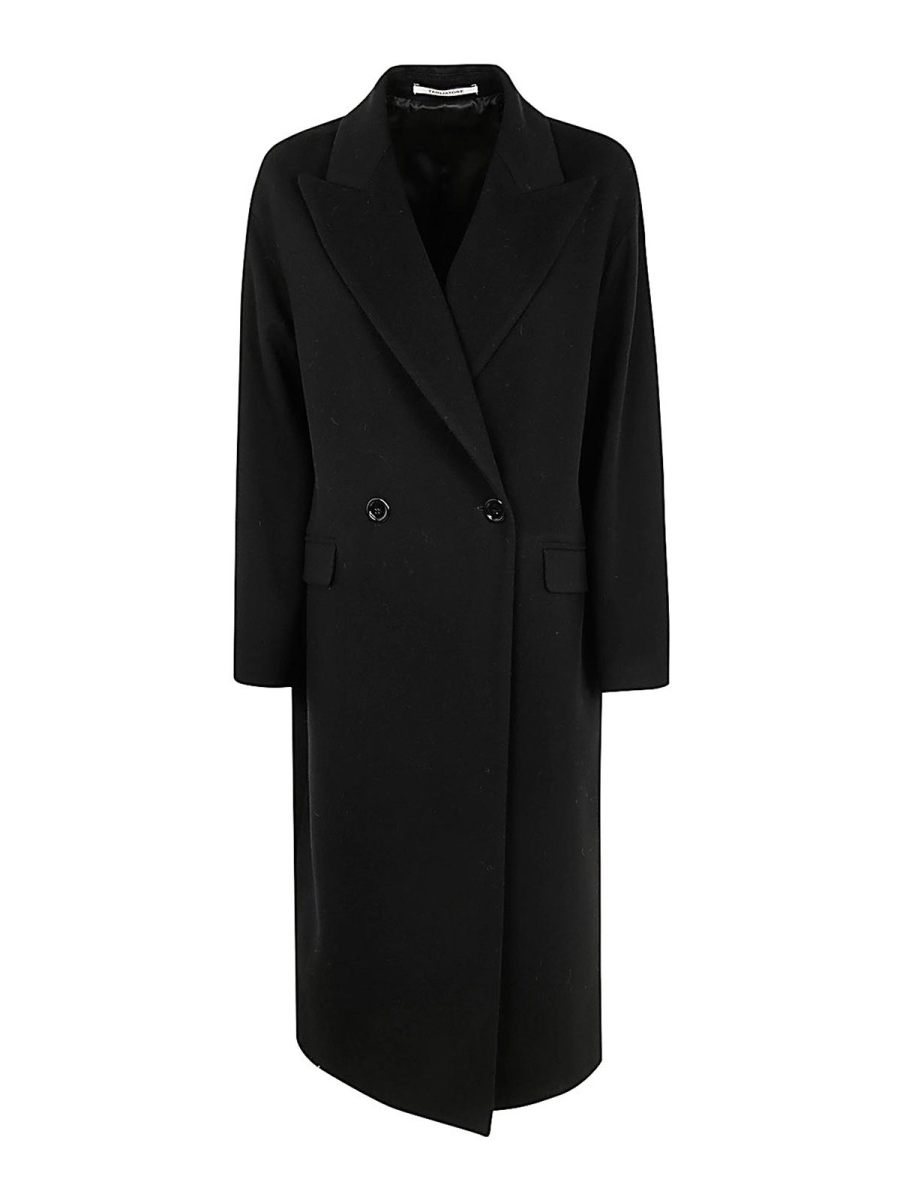 Tagliatore Manteau Au Genou - Noir