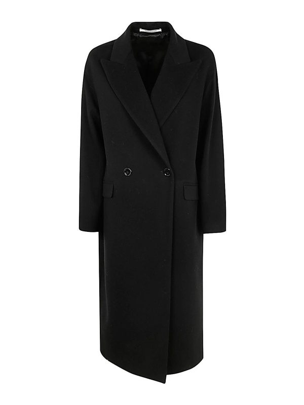 Tagliatore Manteau Au Genou - Noir