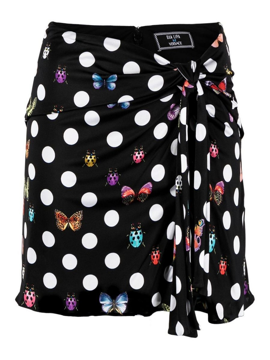 Versace Jupe Midi - Noir