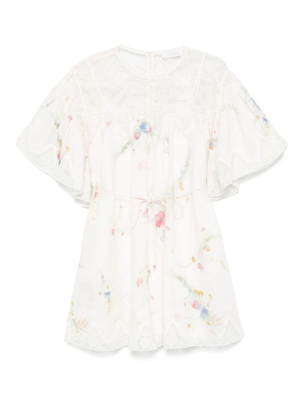 Zimmermann Robe Courte - Beige