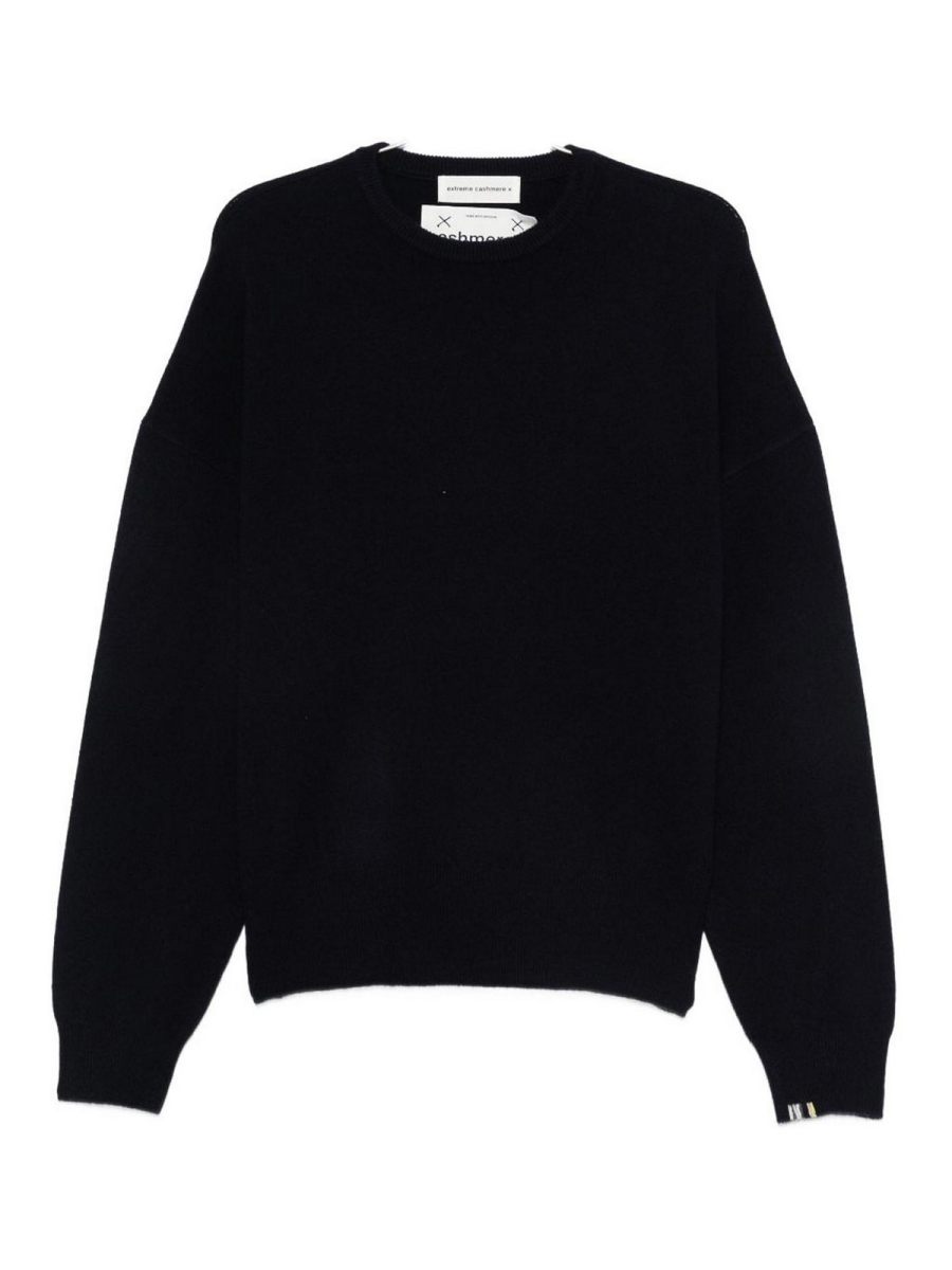 Extreme Cashmere Pull Col Rond - Bleu