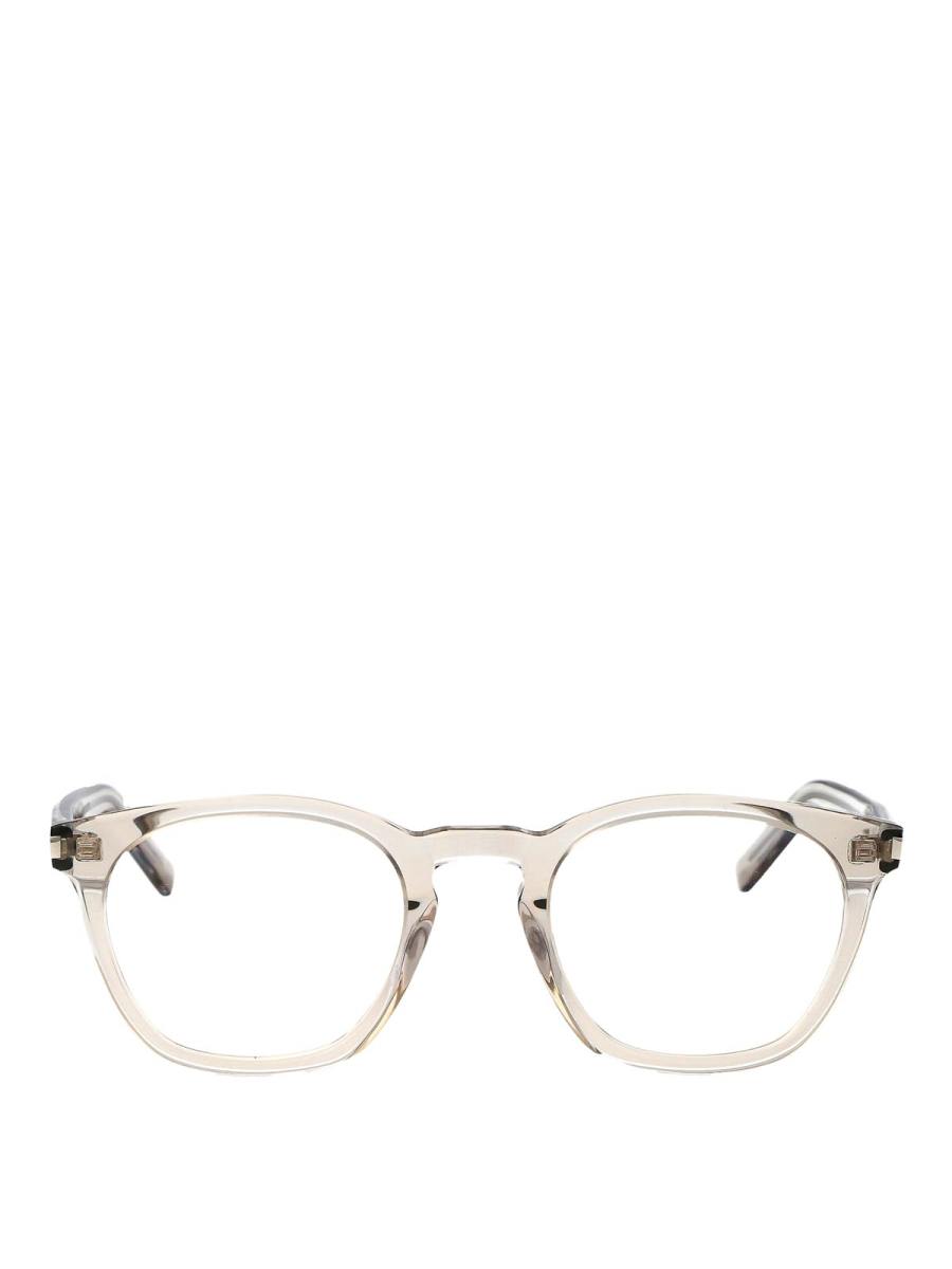 Saint Laurent Lunettes De Soleil - Beige