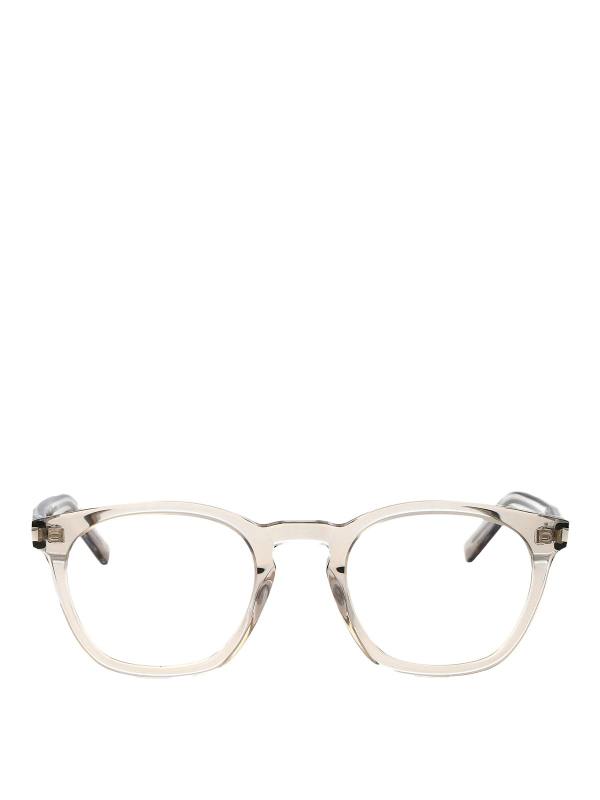 Saint Laurent Lunettes De Soleil - Beige