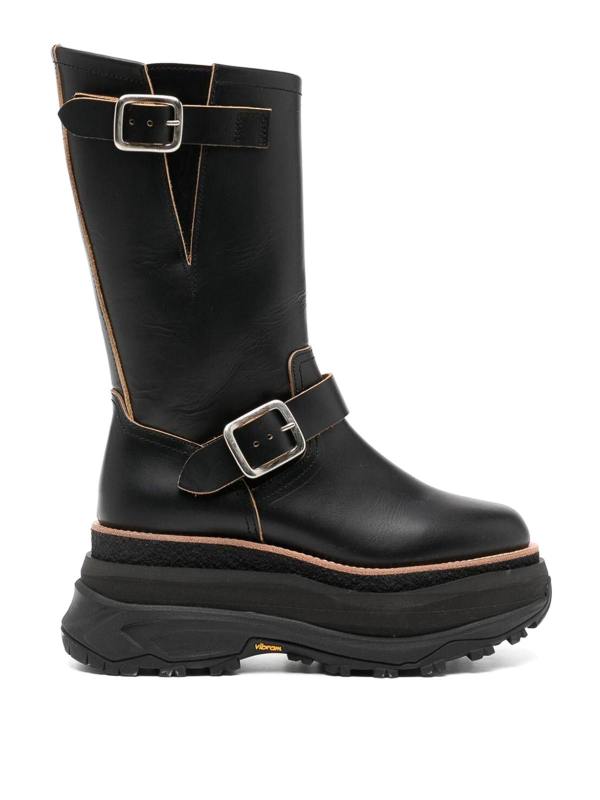 Sacai Bottes - Noir