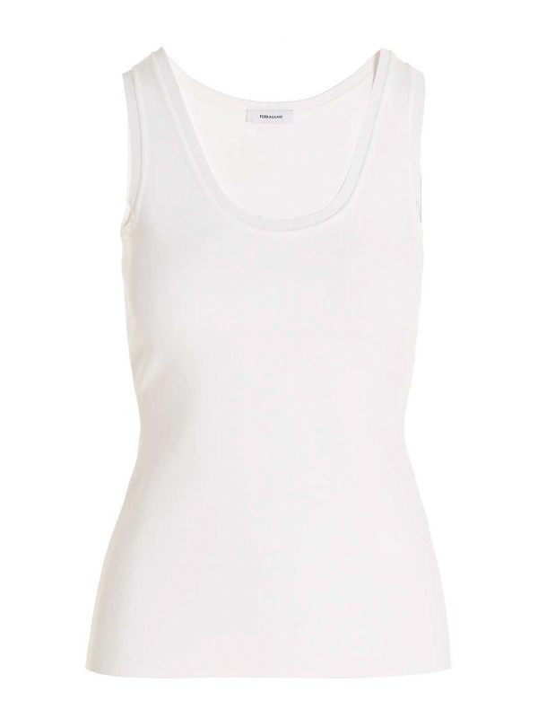 Ferragamo Top - Blanc