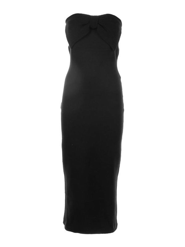 Chloe' Robe Au Genou - Noir