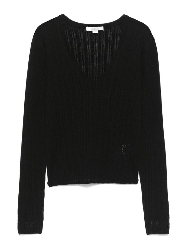 Vince Pull Col Rond - Noir