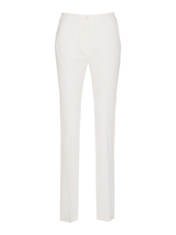 Pinko Pantalons Décontractés - Blanc