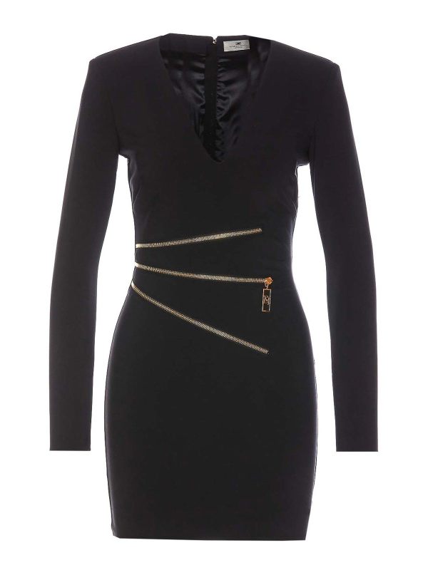 Elisabetta Franchi Robe Courte - Noir