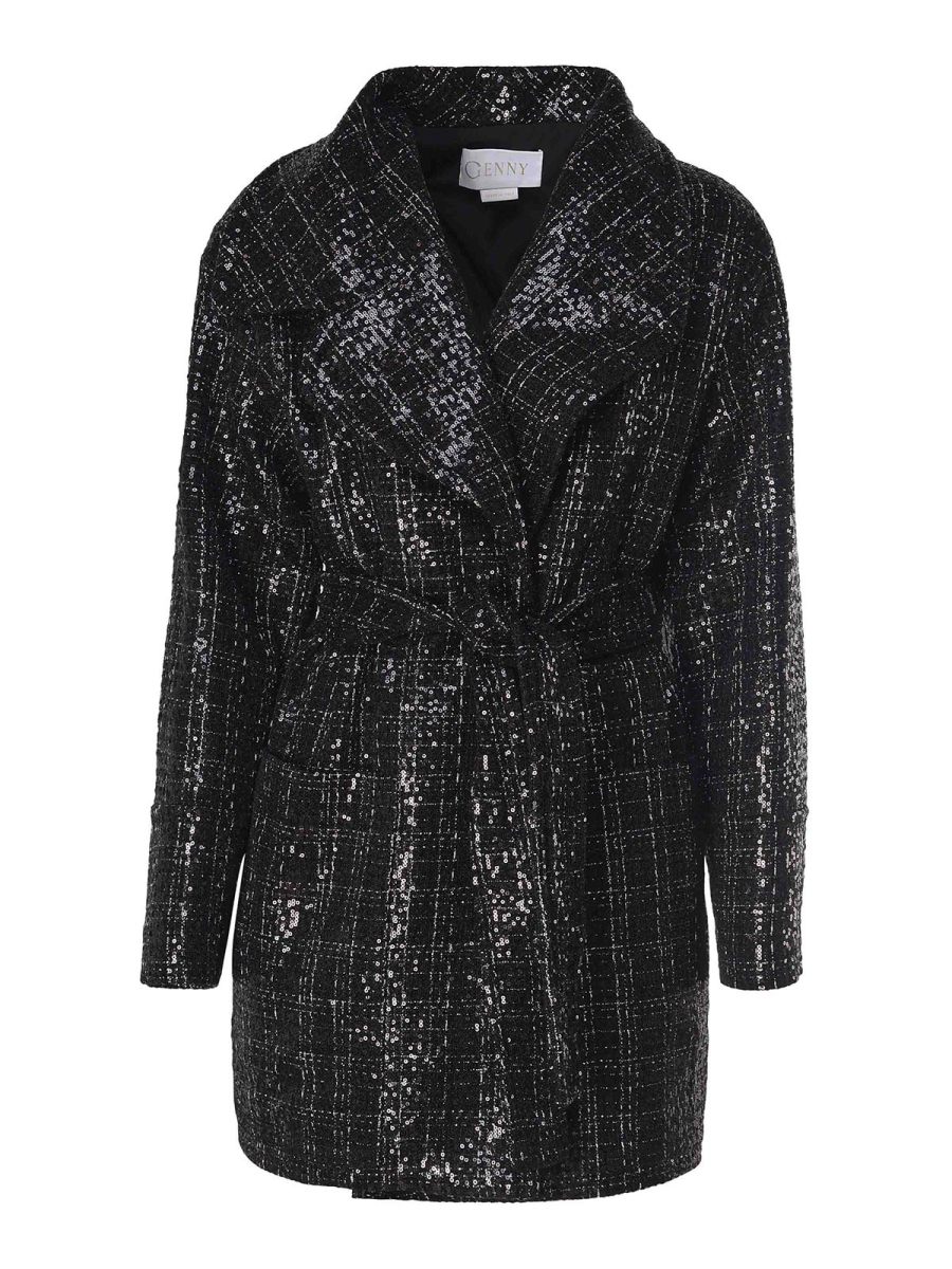 Genny Manteau Court - Noir