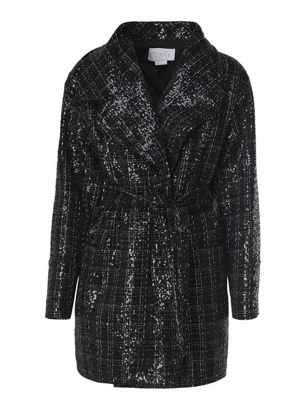 Genny Manteau Court - Noir