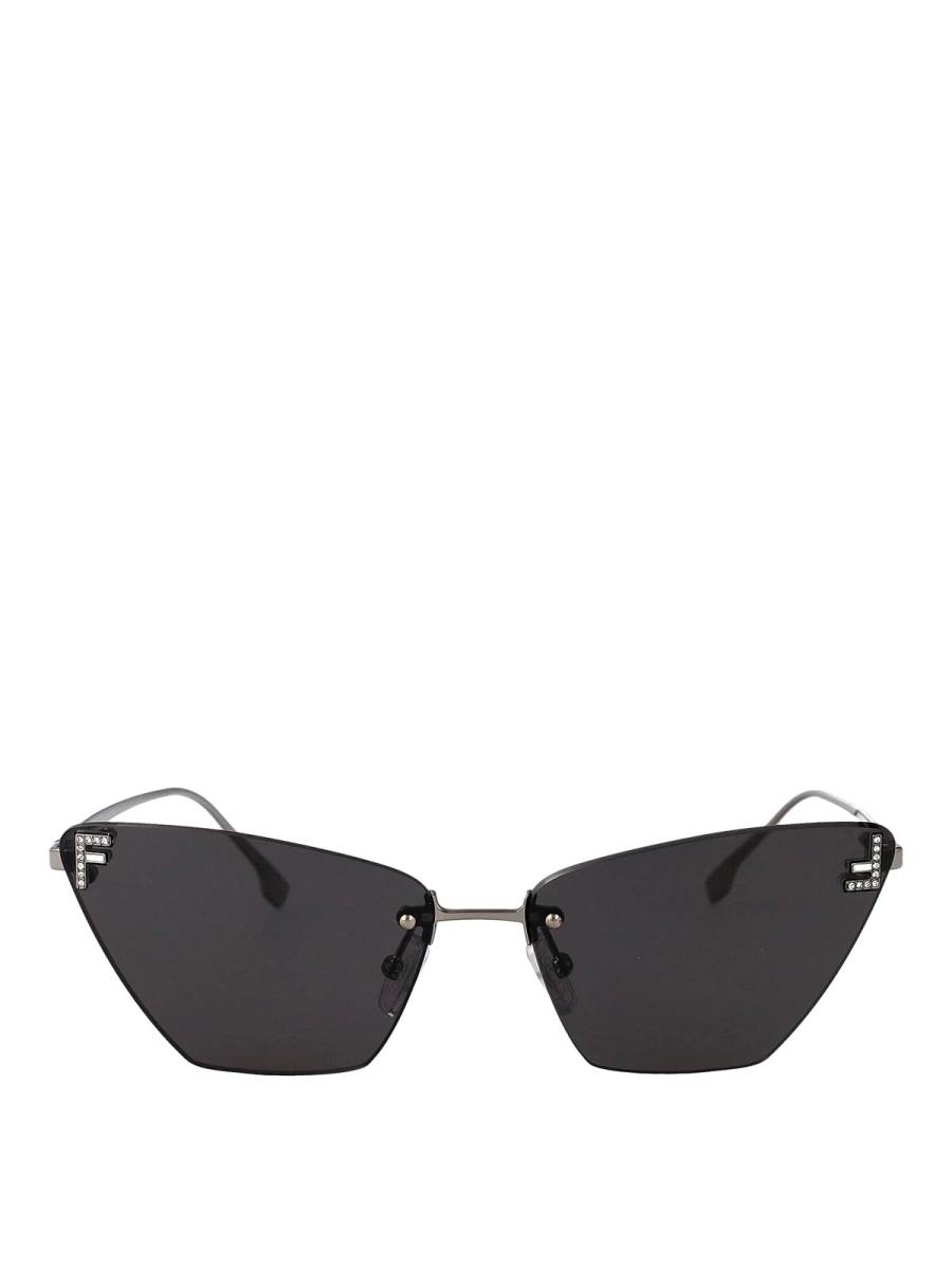 Fendi Lunettes De Soleil - Gris