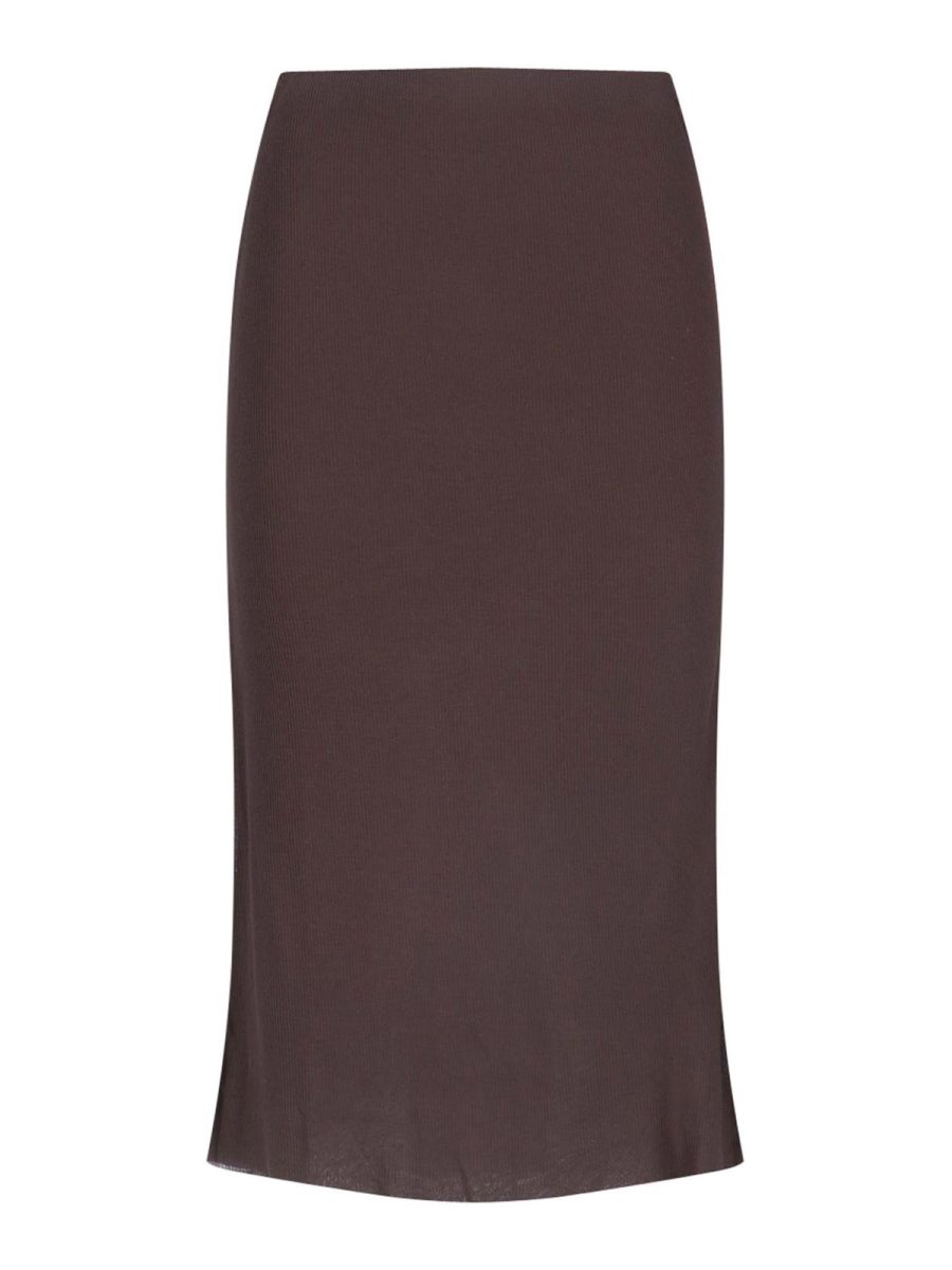 Khaite Jupe Midi - Marron