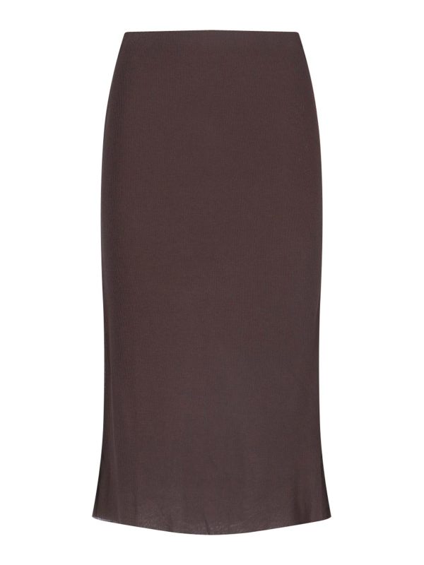 Khaite Jupe Midi - Marron