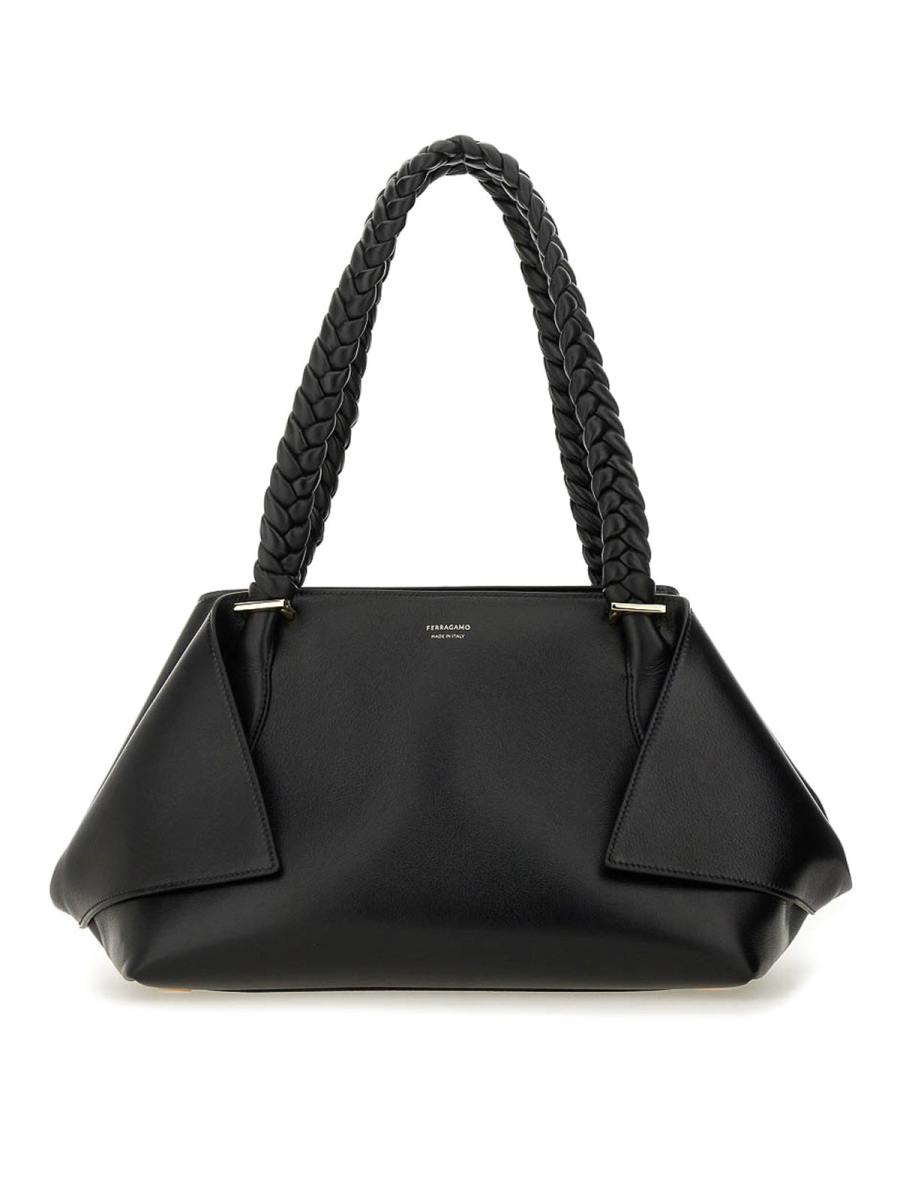 Ferragamo Sac Porté Épaule - Noir