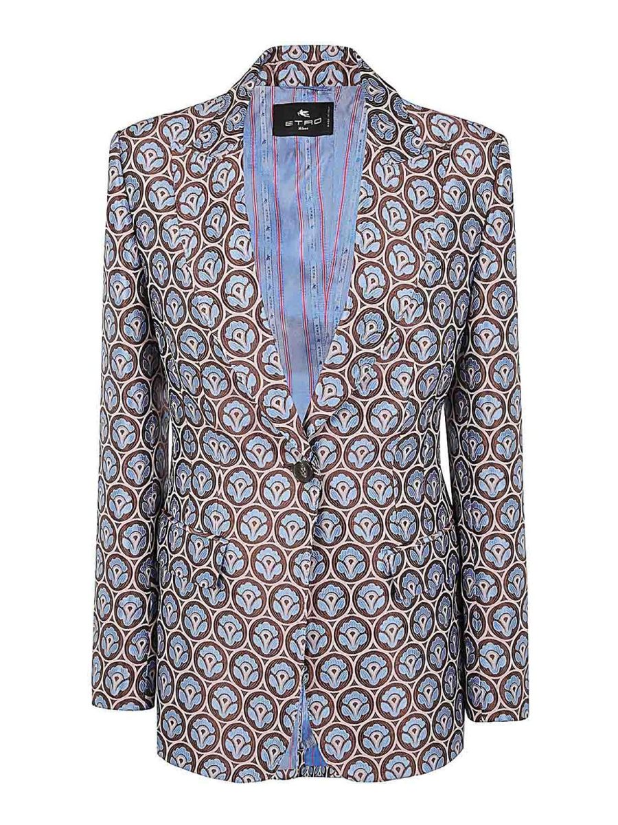 Etro Veste Casual - Bleu