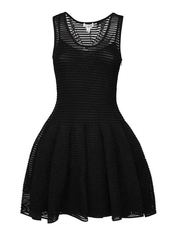 Alaïa Robe Courte - Noir