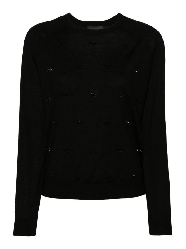 Emporio Armani Pull Col Rond - Noir