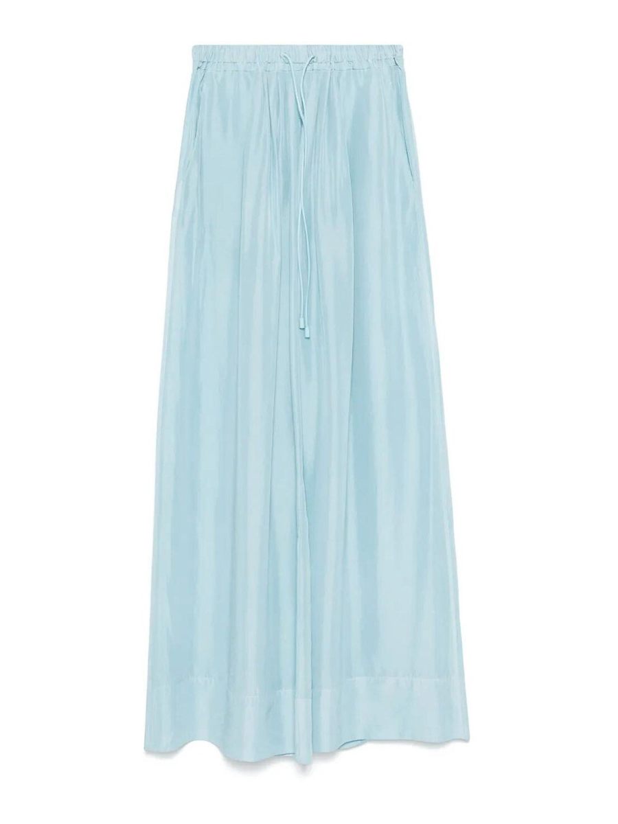 Forte Forte Pantalons Décontractés - Bleu Clair