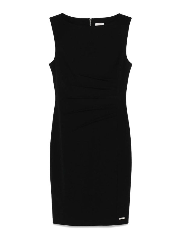 Calvin Klein Robe Au Genou - Noir