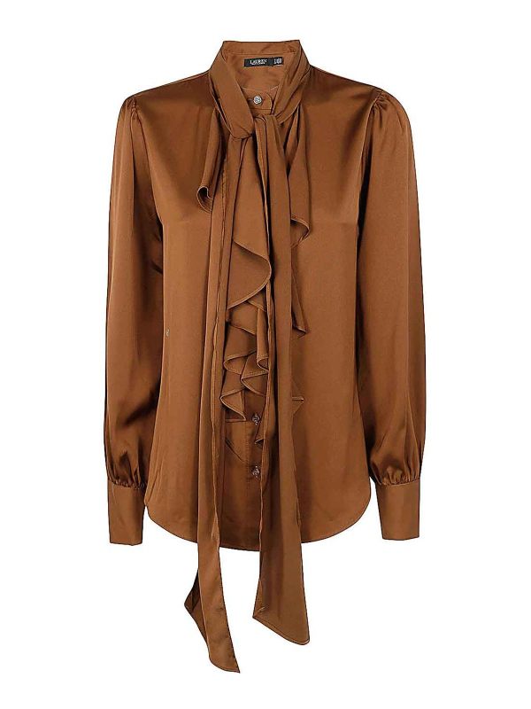 Lauren Ralph Lauren Chemise - Marron